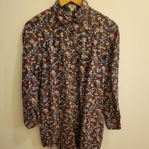 Aritzia Wilfred floral blouse